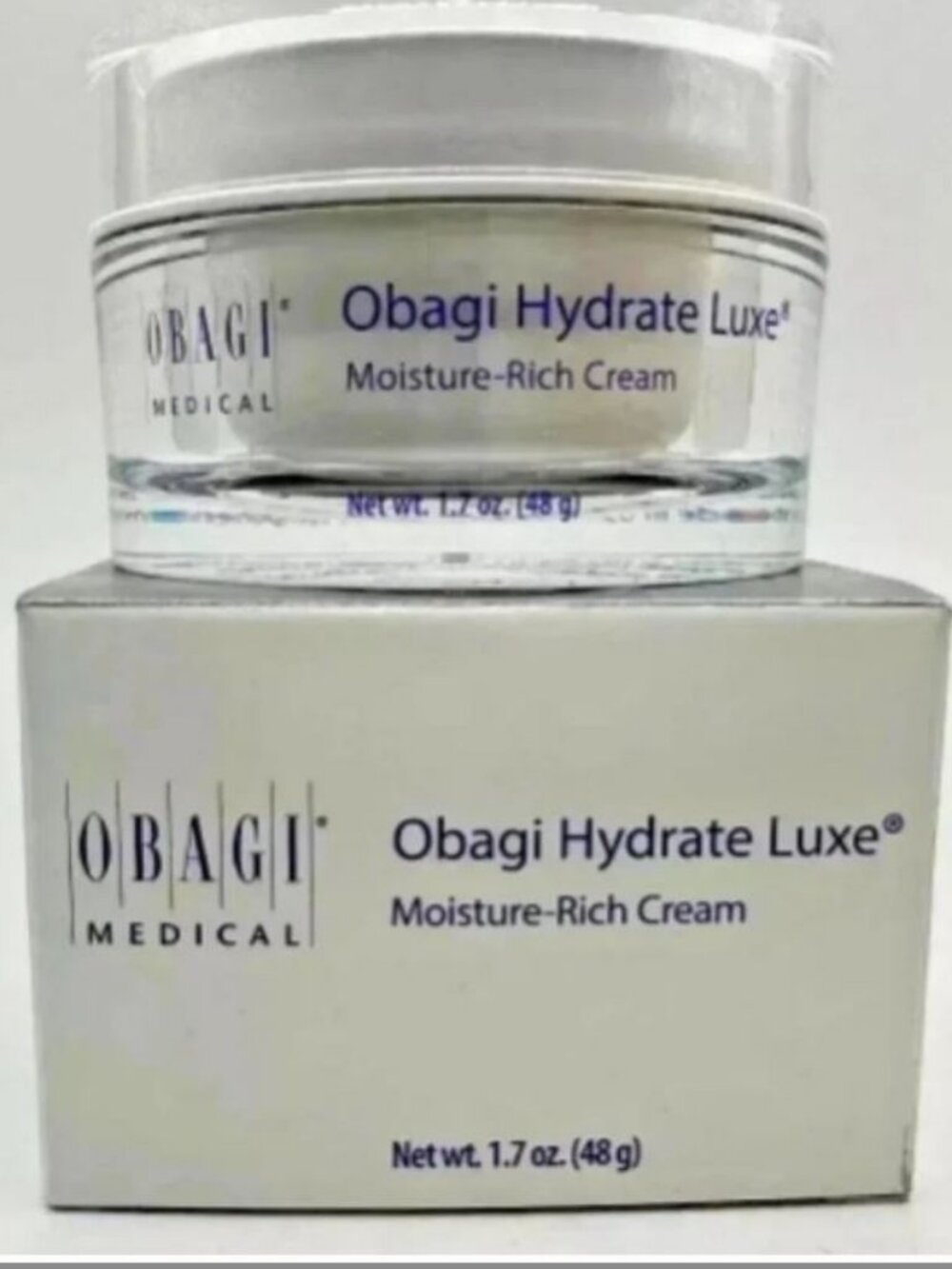 New Obagi Hydrate Luxe Moisture-Rich Cream 1.7 Oz 48g - Sealed
